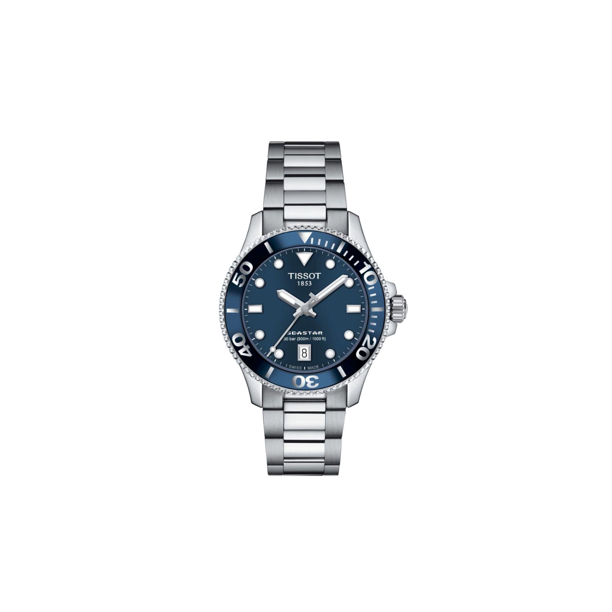 Tissot Seastar 1000 Blue Dial Steel Bracelet 36mm