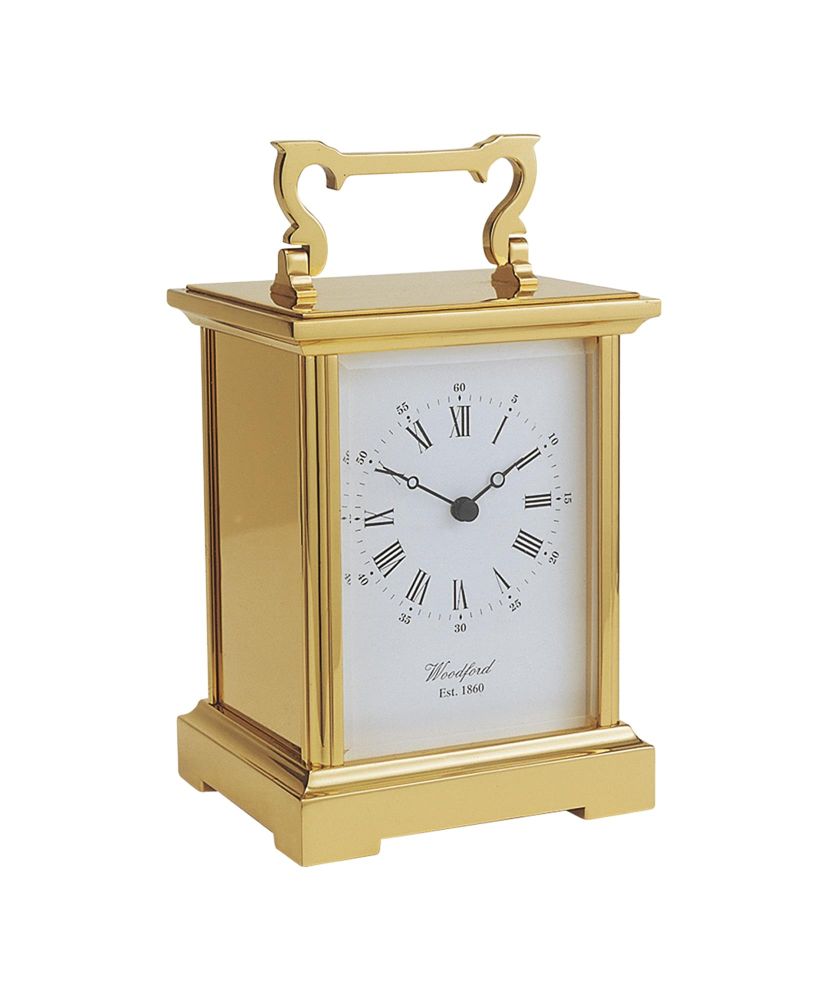 Brass Finished Quartz Carriage Clock