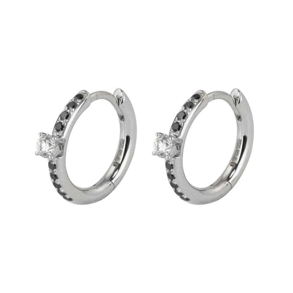 Creole diamond earrings Clearance
