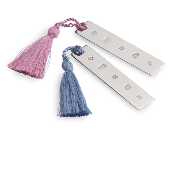 Finnies The Jewellers Silver Childs Bookmark With Pink Tassle