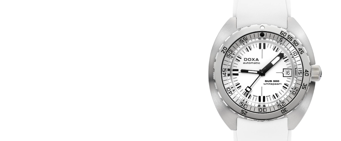 Doxa Sub 300 Carbon Whitepearl