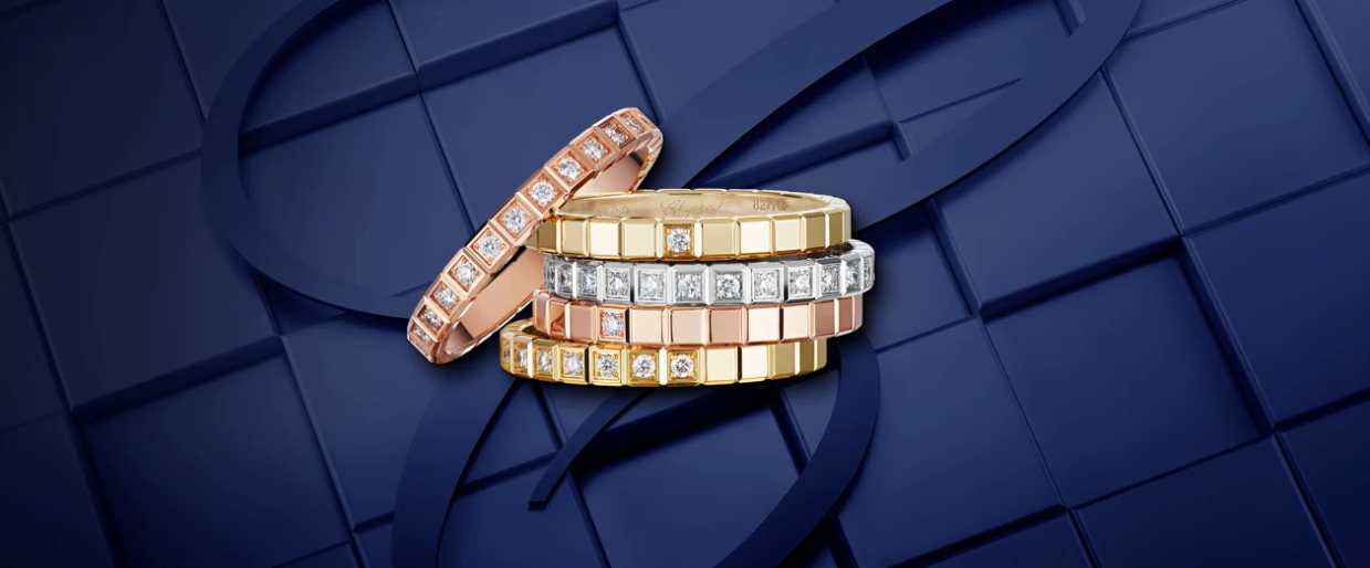 Chopard Ice Cube Wedding Rings