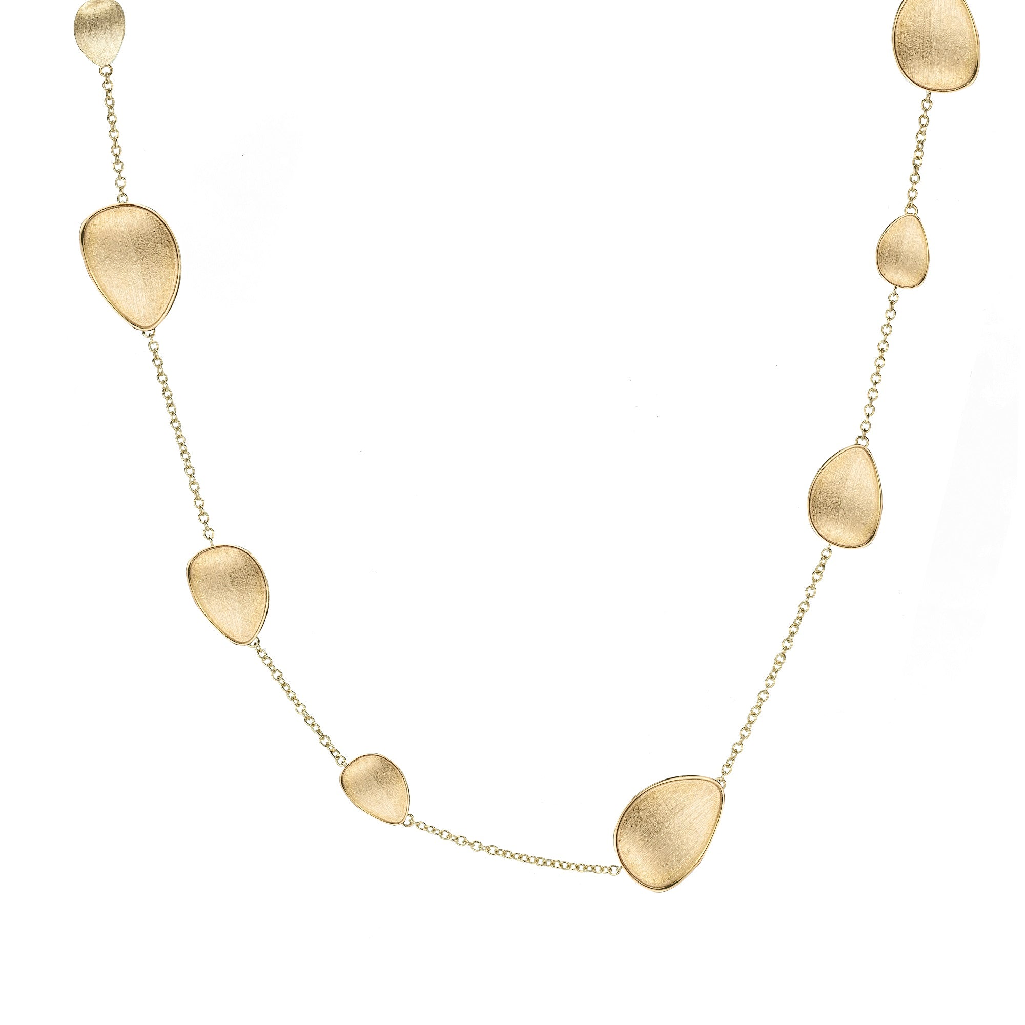 9ct Yellow Gold Pebble Chain Necklace