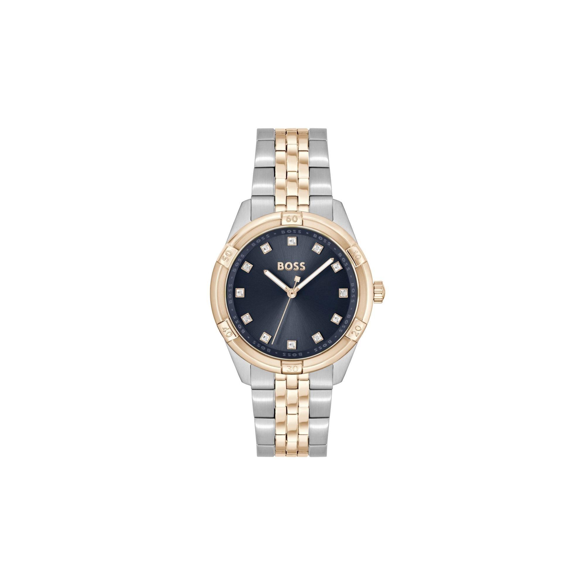 Rhea Blue Dial Two Tone Bracelet 36mm