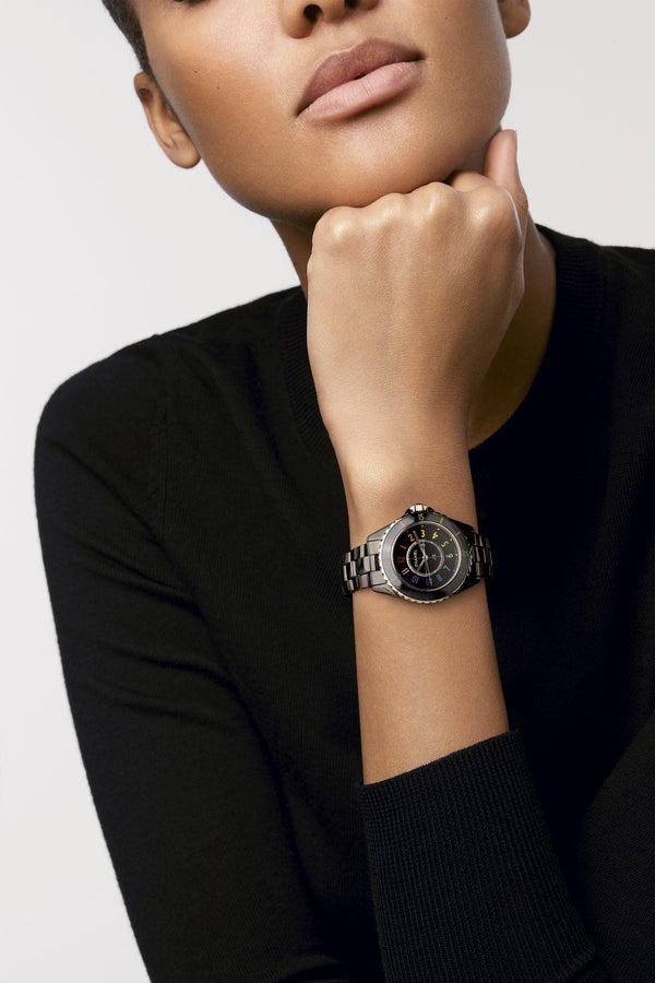 Chanel J12 33mm Ladies' White Ceramic Bracelet Watch