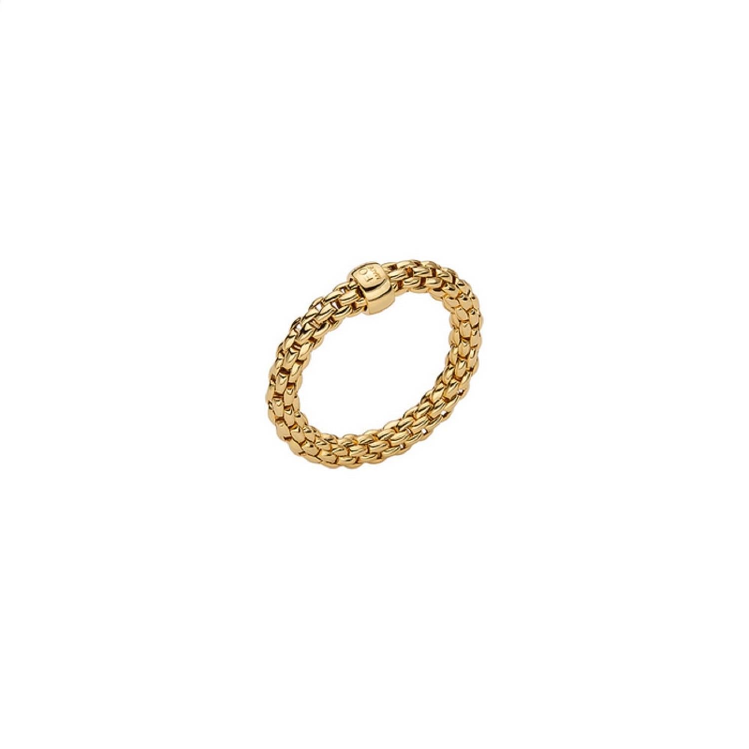 Essentials 18ct Yellow Gold Flex'it Ring