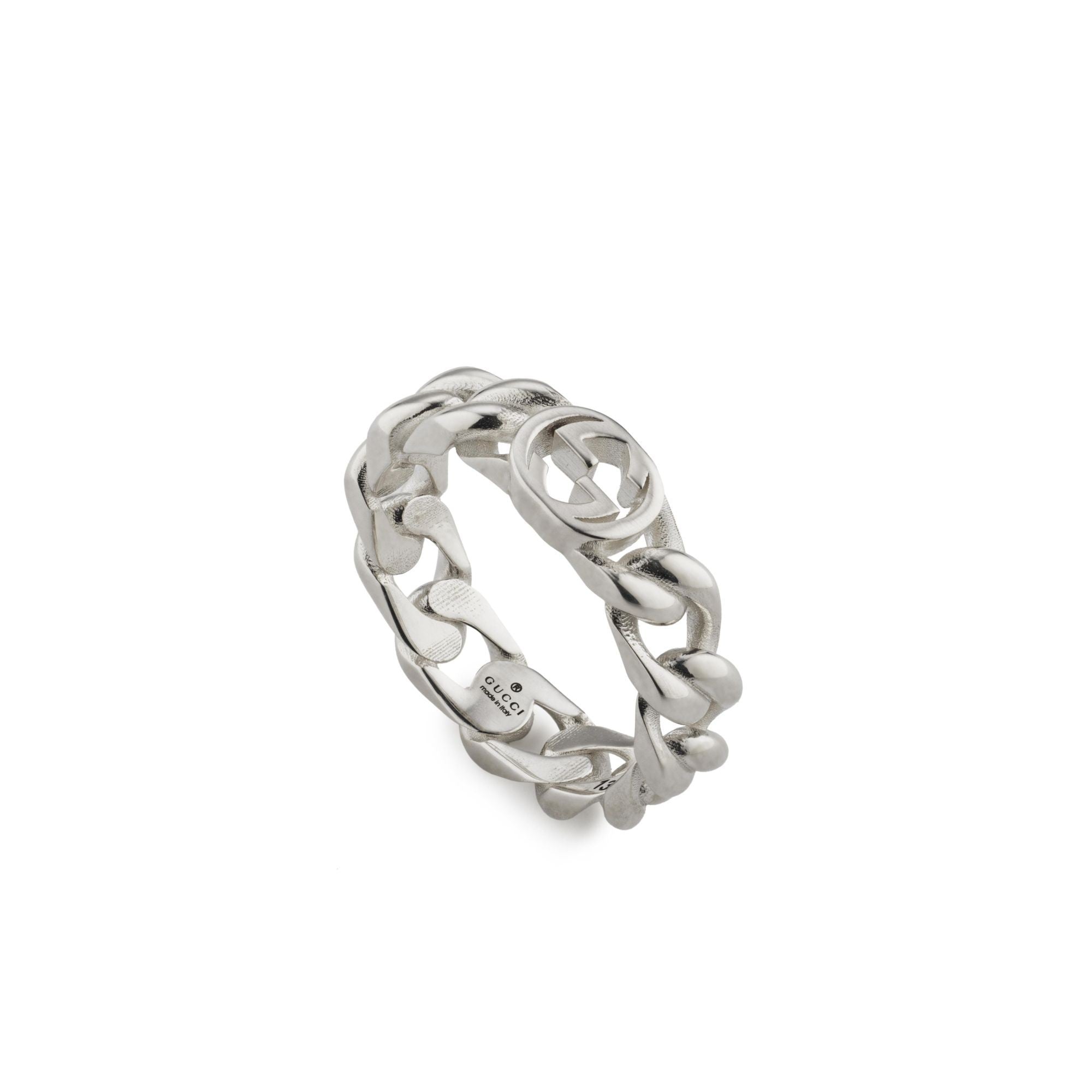 Silver 5mm Interlocking Ring Size 12