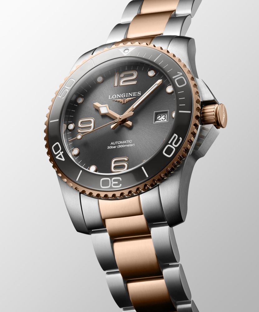 longines hydroconquest 41mm grey