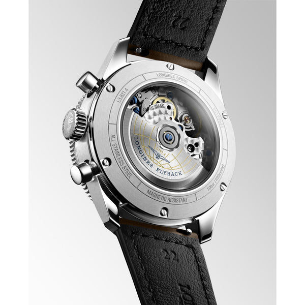 Spirit Flyback Chronograph Black Dial 42mm