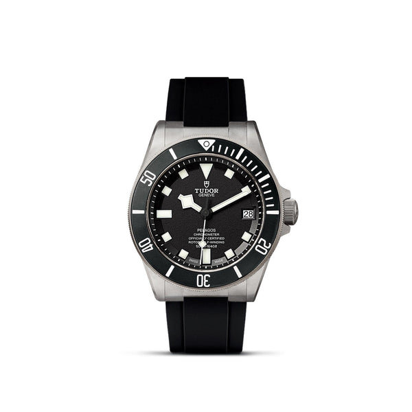 Pelagos Black Dial Titanium Bracelet 42mm
