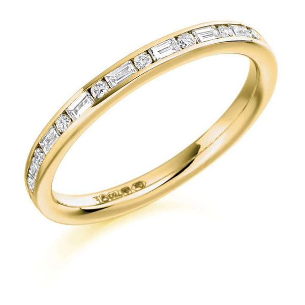 18ct Yellow Gold Diamond Wedding Ring