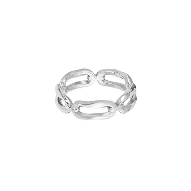 Hugo Boss Stainless Steel Open Link Ring