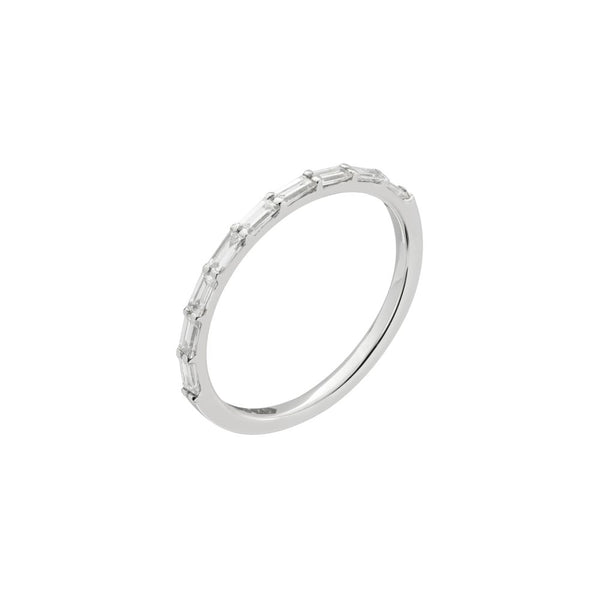 Platinum Baguette Cut Diamond Set Eternity Ring