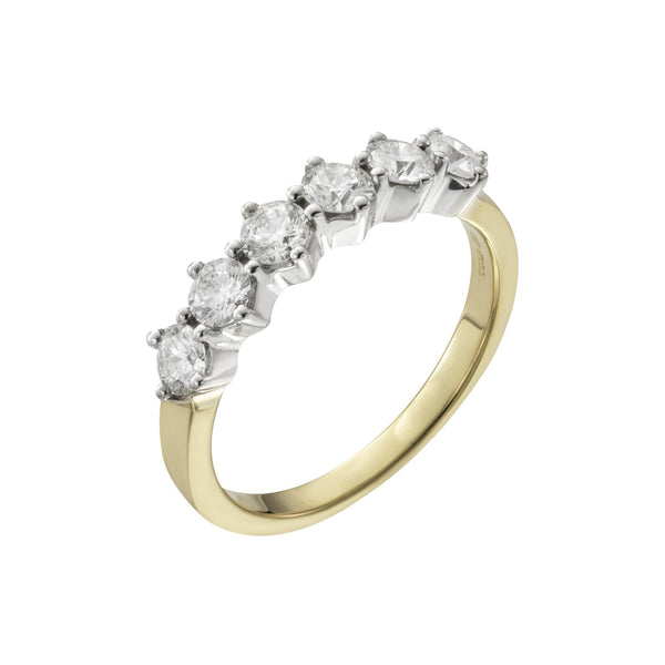 18ct Yellow and White Gold Diamond Eternity Ring