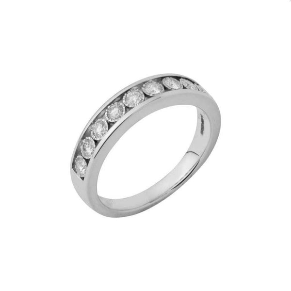 9ct White Gold Diamond Eternity Ring