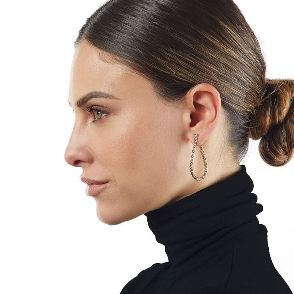 18ct Rose Gold Essentials Earrings