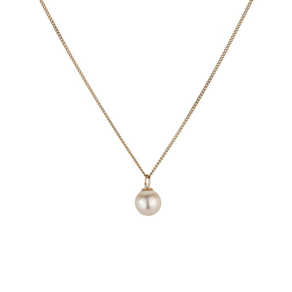 9ct Rose Gold Akoya Pink Pearl Pendant