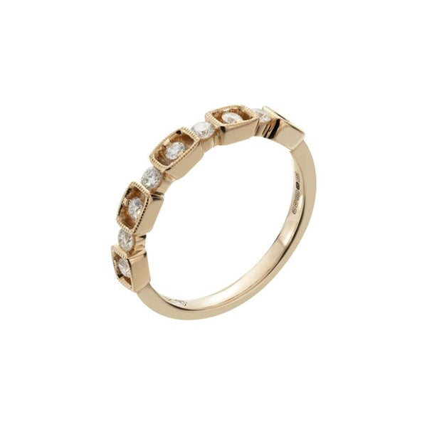 18ct Rose Gold Diamond Eternity Ring