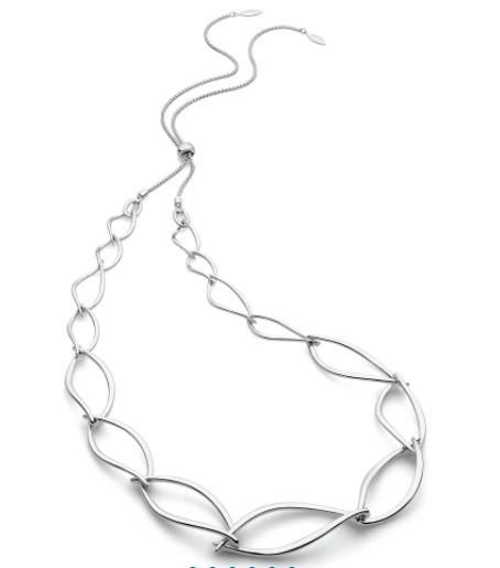SIL Entwine Toggle NecklaceSterling Silver Entwined Twist Necklace