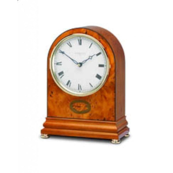Comitti QUARTZ YEW ARCH TOP MANTEL CLOCK