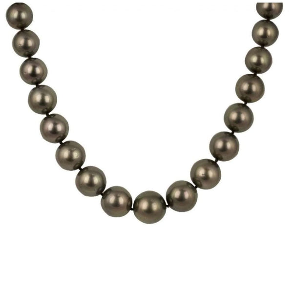 Finnies The Jewellers 1 Row Graduated Tahitian Cultured Pearl Necklet