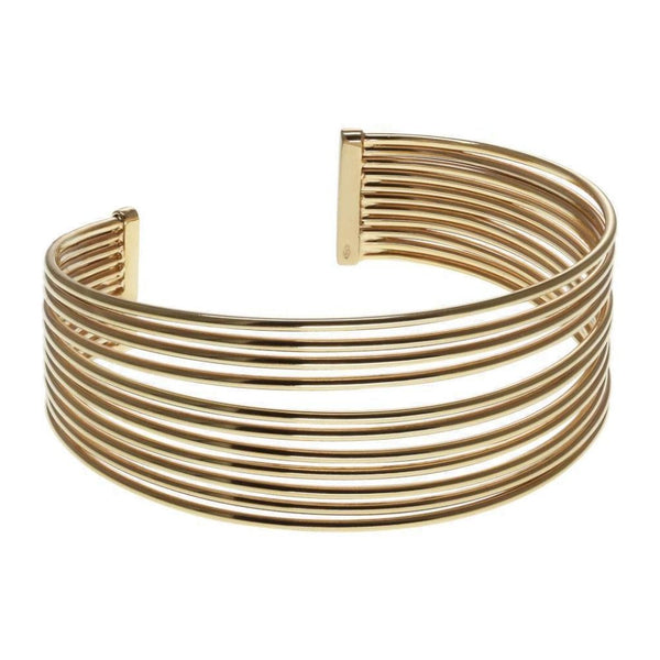Finnies The Jewellers 14ct Rose Gold Eleven Strand Bangle