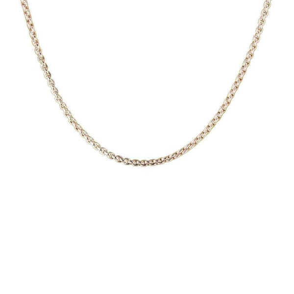 Finnies The Jewellers 14ct Yellow Gold Close Belcher Chain Necklace