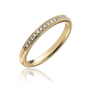 Finnies The Jewellers 18ct Rose Gold Diamond Eternity Ring