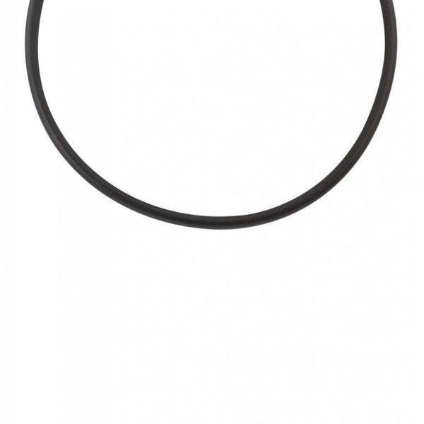 Finnies The Jewellers 18ct White Gold Clasp Rubber Necklet