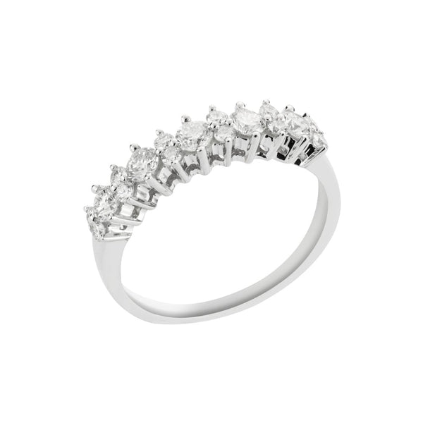 Finnies The Jewellers 18ct White Gold Diamond Eternity Ring 0.70ct