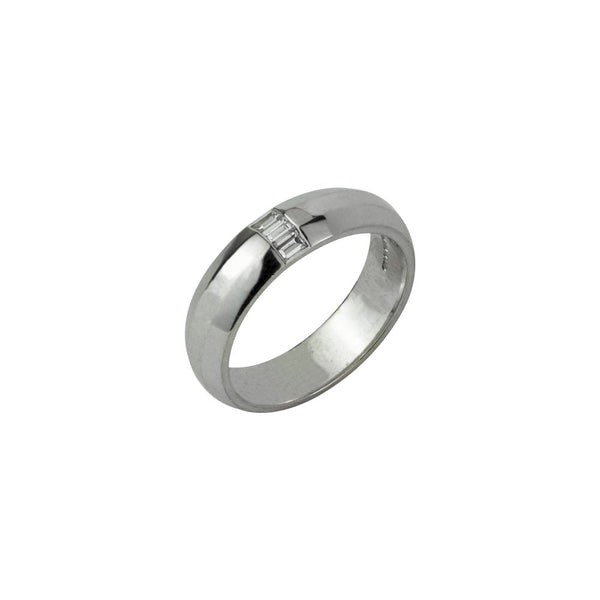 Finnies The Jewellers 18ct White Gold Diamond Set Patterned Wedding Band