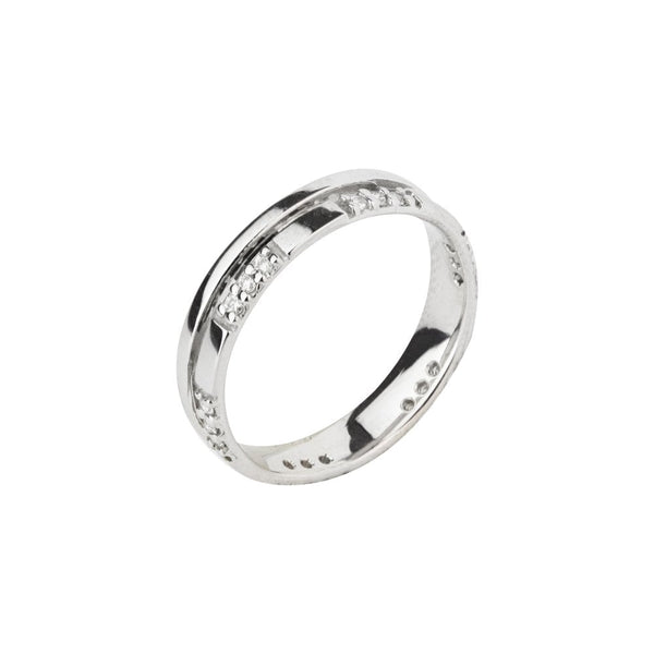 Finnies The Jewellers 18ct White Gold Diamond Wedding Ring
