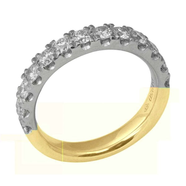 Finnies The Jewellers 18ct Yellow and White Gold Diamond Eternity Ring 0.97ct