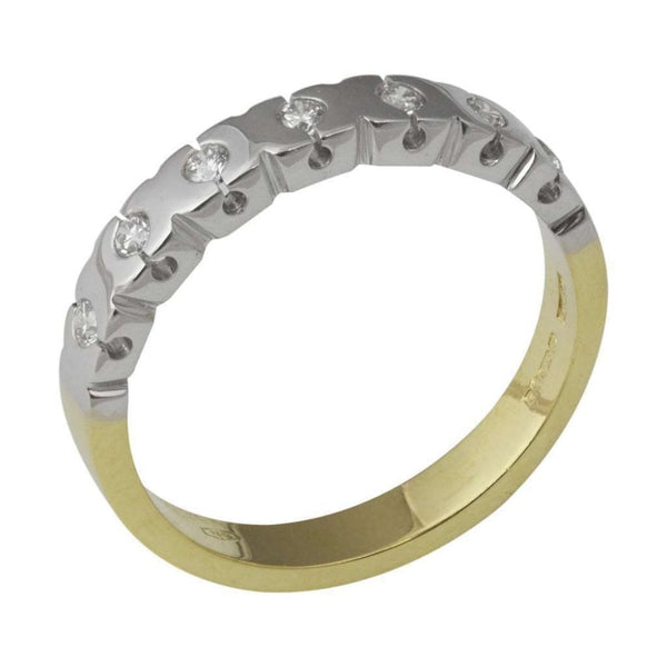 Finnies The Jewellers 18ct Yellow and White Gold Diamond Eternity Ring