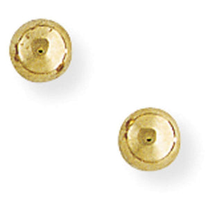 Finnies The Jewellers 18ct Yellow Gold 6mm Ball Stud earrings
