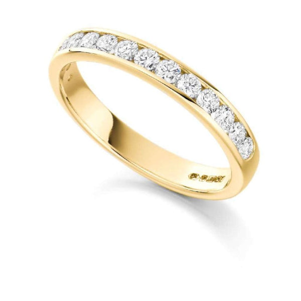 Finnies The Jewellers 18ct Yellow Gold Diamond Eternity Ring 0.50ct