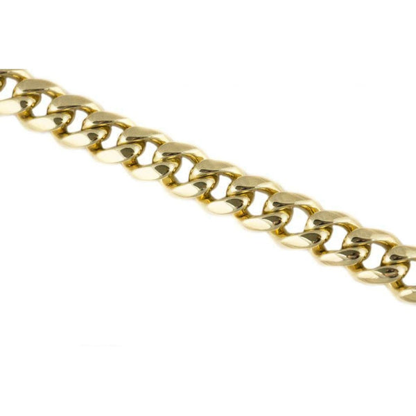 Finnies The Jewellers 18ct Yellow Gold Heavy Curb Link Bracelet