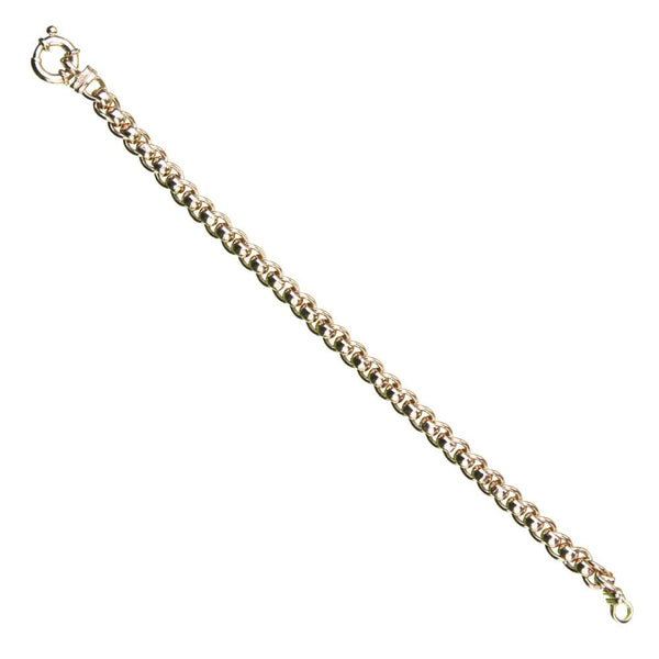 Finnies The Jewellers 9ct Rose Gold Rollerball Link Bracelet