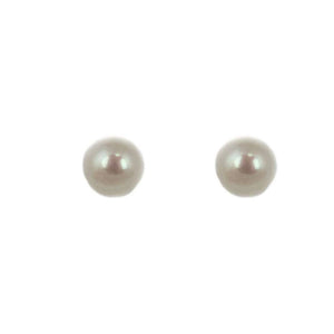 Finnies The Jewellers 9ct White Gold 8/8.5mm Freshwater Pearl Earrings