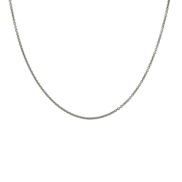 Finnies The Jewellers 9ct White Gold Belcher Link Chain