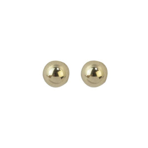 Finnies The Jewellers 9ct Yellow Gold 4mm Ball Stud Earrings.