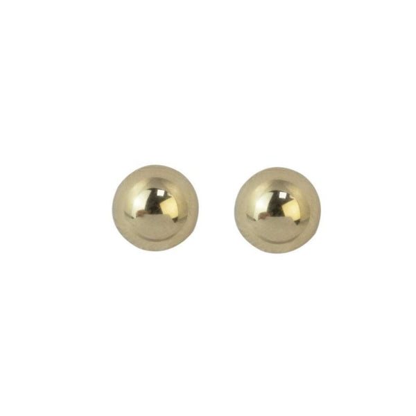 Finnies The Jewellers 9ct Yellow Gold 6mm Ball Stud Earrings