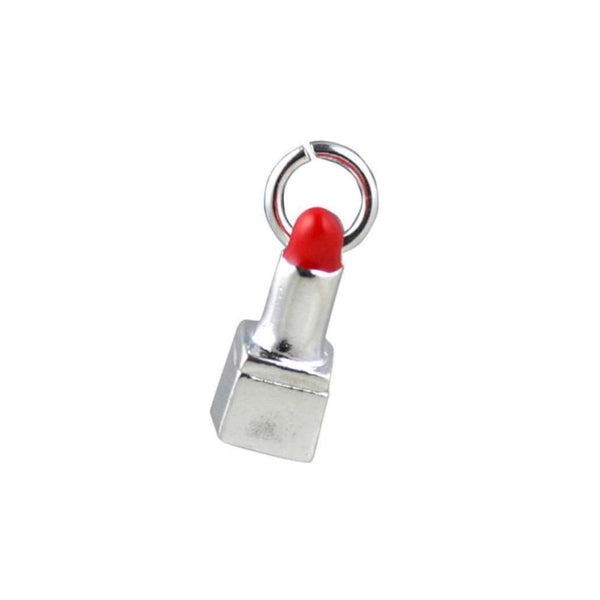 Finnies The Jewellers 9ct Yellow Gold and Red Enamel Lipstick Charm