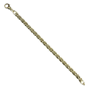 Finnies The Jewellers 9ct Yellow Gold Figure Of Eight Link Bracelet