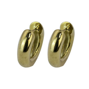 Finnies The Jewellers 9ct Yellow Gold Hinged Hoop Earrings