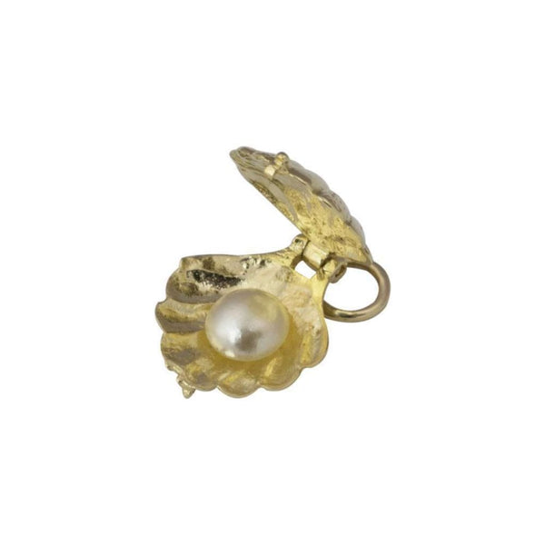 Finnies The Jewellers 9ct Yellow Gold Opening Oyster Charm