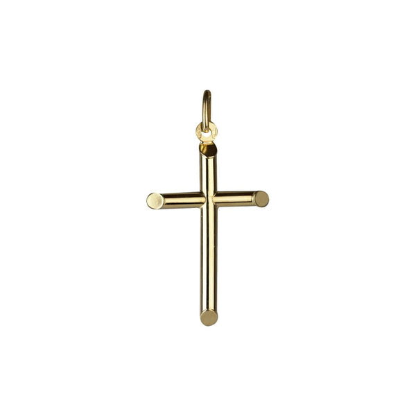 Finnies The Jewellers 9ct Yellow Gold Plain Cross Pendant