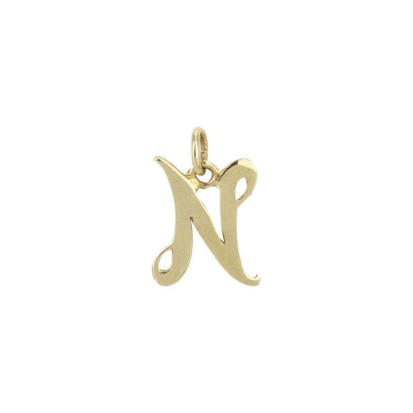 Finnies The Jewellers 9ct Yellow Gold Script Initial 