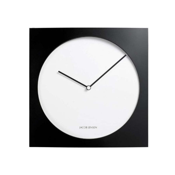 Finnies The Jewellers Aluminium And MDF Wall Clock White Dial Black Case