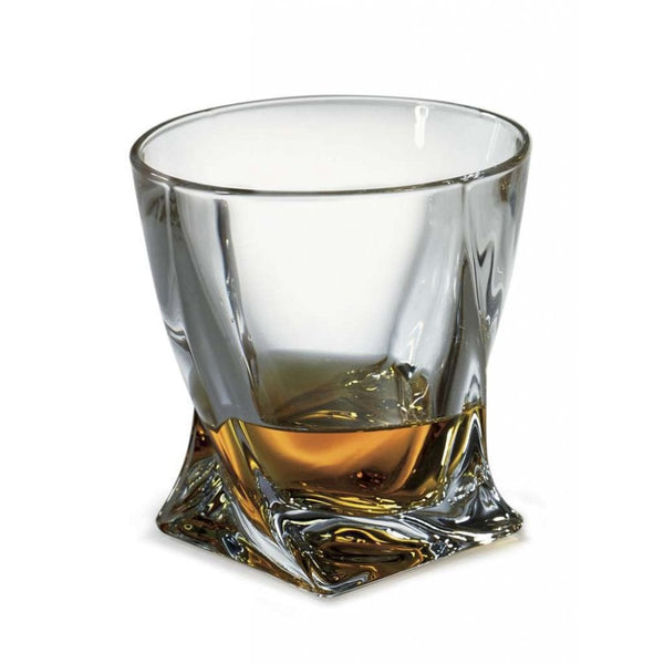 Finnies The Jewellers Crystal Quadro Whisky Glass